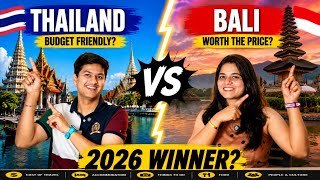 Thailand vs Bali for Indians 🇮🇳 | Honest Comparison 2026 (Cost, Food, Beaches & Nightlife) 😱