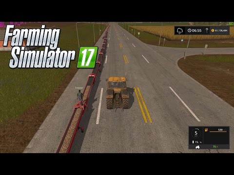 Farming Simulator 17 Selling Sugar Beets Using 65 Conveyors