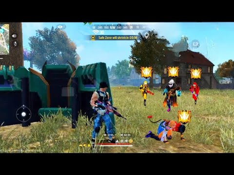 FREEFIRE 🔥Solo vs Squad Mp40 + Groza II 🤯 26 Kills Factory - Garena free fire | P K GAMERS #freefire