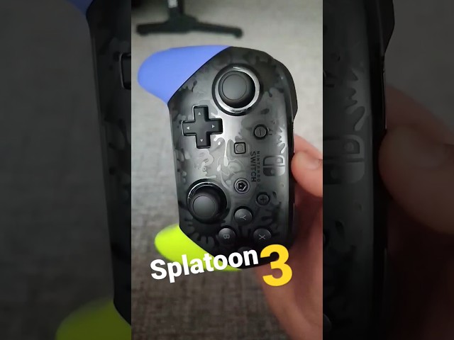 Vídeo relacionado con Nintendo Switch Pro-Controller + cable USB Edición Splatoon 3 limitada