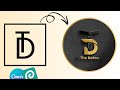 Realistic 3D Monogram Logo Design With Canva Photopea Tutorial