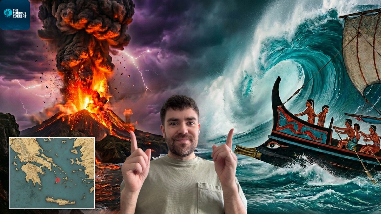 Il vulcano che potrebbe aver distrutto i Minoici e le prove archeologiche sottomarine