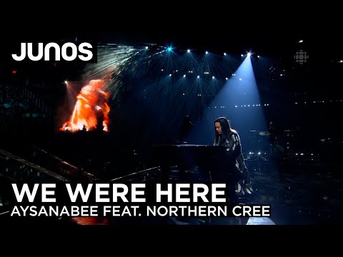 Aysanabee performs 'We Were Here' with Northern Cree | 2023 Juno Awards