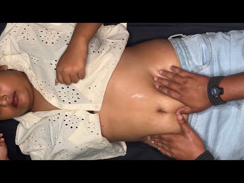 ASMR Sleep Massage Belly Button || ASMR Female Belly Button M assage Therapist#asmr  #bellymassage