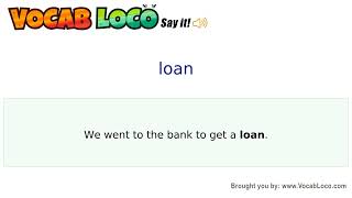 Video thumbnail for loan