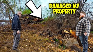Neighbor Confronts Me Over Damage from Elderly Lady's Tree