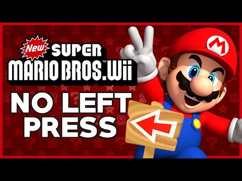 I tried beating New Super Mario Bros. Wii without PRESSING LEFT !