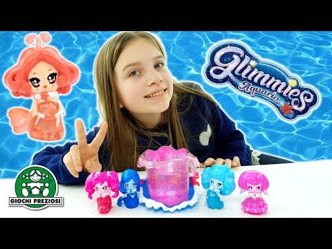 Glimmies Aquaria Giochi Preziosi: Le Bambole Si Illuminano In Acqua - Collezione Per Bambine