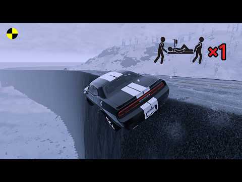 Realistic High-Speed Car Crashes in BeamNG.drive #129 | Ultra Detailed Crash Compilation