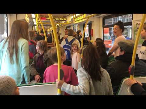 THE LONELY GOATHERD on YARRA TRAMS - 24 JUNE MELBOURNE 2016