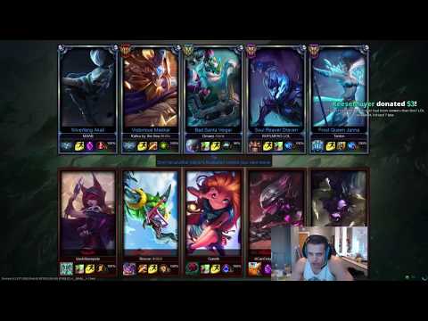 Tyler1 as Draven Janna vs Xayah Alistar Bot Patch 8.3 Ranked Gameplay