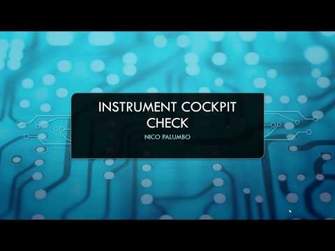 Instrument Cockpit Check Lesson