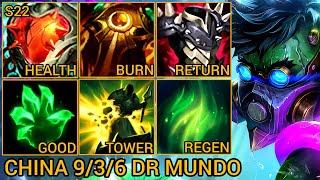 Baron Lane DR MUNDO National Top 10 Gaming Guide - Tiarty China Wild Rift New Bu