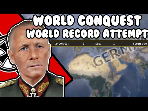 HOI4 SPEEDRUN WORLD CONQUEST WORLD RECORD