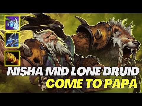 Liquid Nisha Mid Lone Druid Harpoon Build - Dota 2 Tako