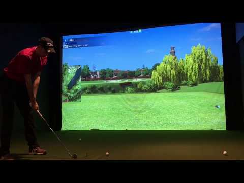 Hitting a vintage iron(Spalding)#vintagegolf