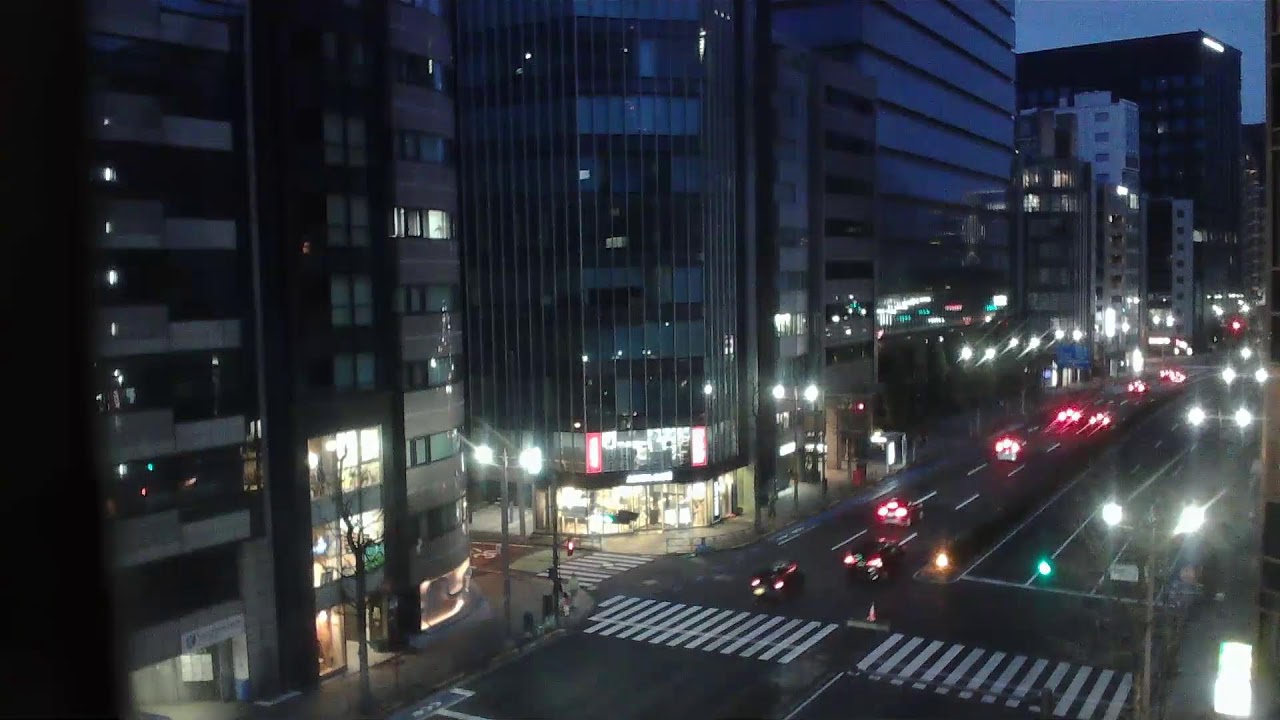 東京都千代田区麹町ライブカメラ。Tokyo Shinjuku street Live camera. World cam.