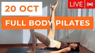 Download lagu LIVE: 30 MIN FULL BODY WORKOUT (no equipment) | At Home Pilates Workout mp3