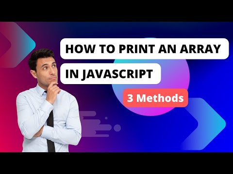 How To Print Array Values In Javascript