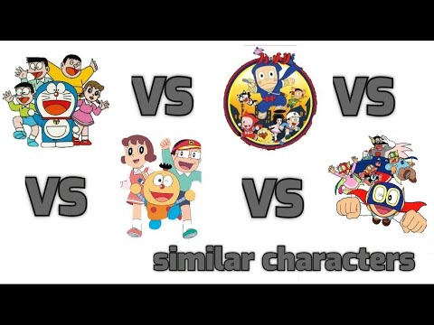Doraemon vs Perman vs Ninja Hattori vs Kiteretsu ।। similar characters  #cartoon