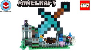 LEGO Minecraft 21244 The Sword Outpost - LEGO Speed Build Review by AustrianLegoFan
