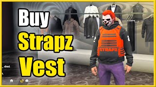 How to buy STRAPZ Vest in GTA 5 Online & Put Armor on over clothes! (Best Tutorial!)