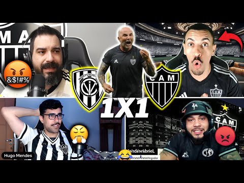 REACTIONS FROM ATLÉTICO FANS ANGRY WITH THE TIE - DEL VALLE 1X1 ATLÉTICO-MG - SUL-AMERICANA 2025