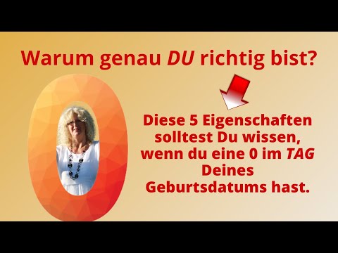 Numerologie : die Zahl "0" in deinem Geburtstag -  Fünf wichtige Eigenschaften solltest Du wissen!