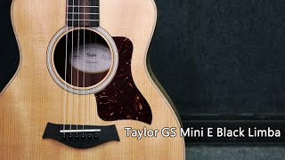 Video thumbnail for Taylor GS Mini E Black Limba 限量款電民謠木吉他【敦煌樂器】 by 敦煌樂器