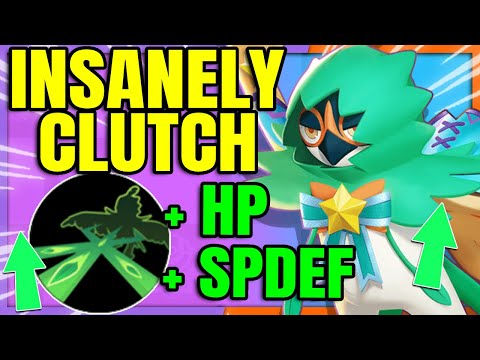 BUFFED HP makes a Massive Difference for RAZOR LEAF DECIDUEYE | Pokemon Unite