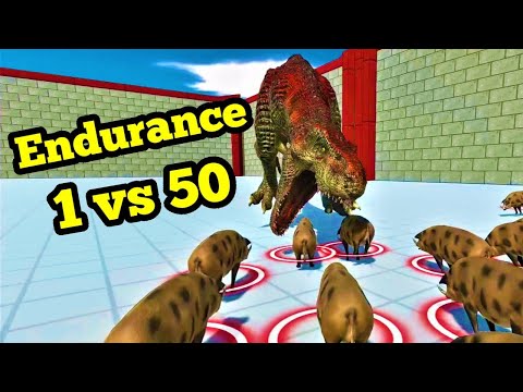 50 WILD BOARS VS 1 UNIT WHO CAN SURVIVE animal revolt battle simulator ENDURANCE CROWD TEST