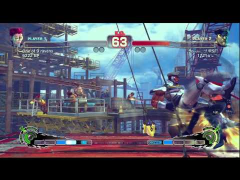 One of 9 ravens (VI) vs. followupURSF (BI)