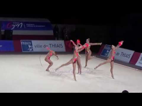 LATVIA 3 balls 2 ropes - 2018 Thiais AA