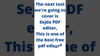 Top 5 FREE PDF Editors on Windows 11, Plus FREE PDF Software Report #Short  Free PDF remixable,