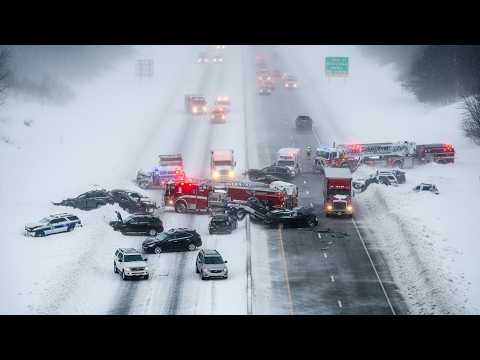 ❄️ CHAOS in Minnesota: Massive Snowstorm WRECKS I-94 — Hundreds of Crashes, Highways Shut!