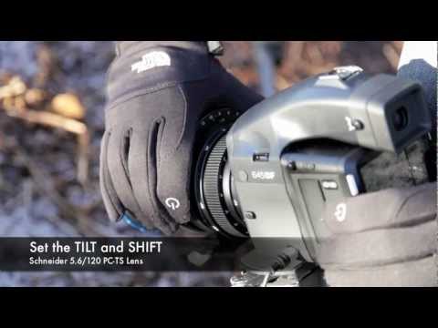 Using Phase One Live View and Schneider 120mm T/S lens in the field