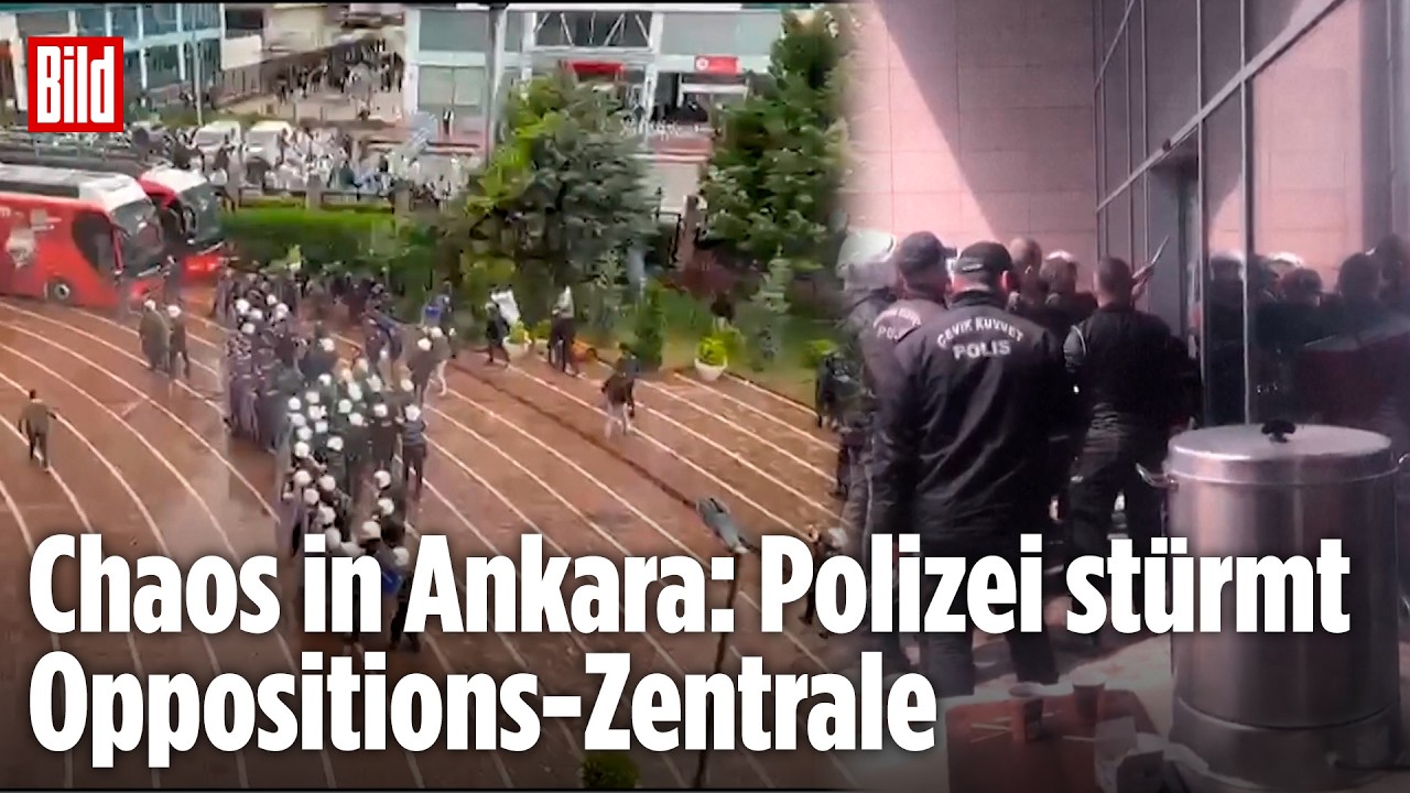 TÜRKEI: Pfefferspray und Chaos in der Oppositions-Zentrale