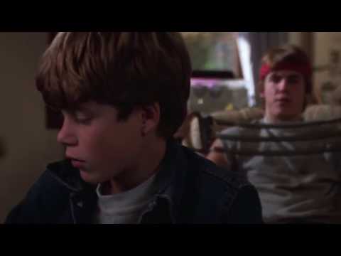 The Goonies—Brand gets tied to a chair/has the air let out of his tires