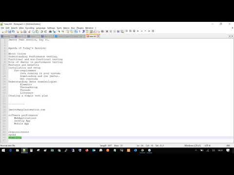 JMeter Performance Testing   Demo session Day 1   Sunday 12th Jan'20