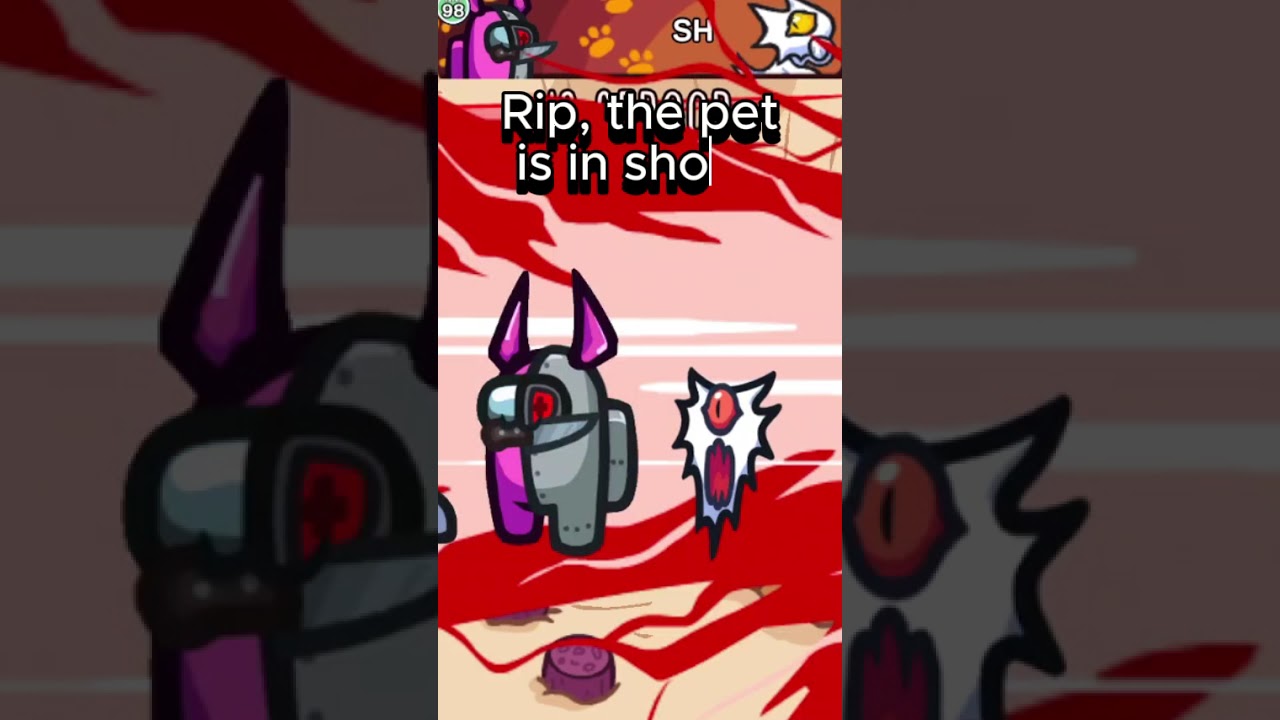 New pets and random moments in Among us //#amongus #kill #report #dead #sad
