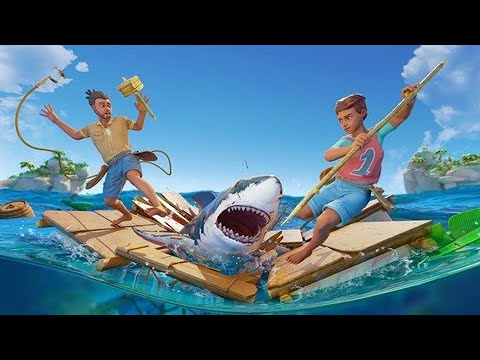 RAFT | Ep. 1 | Open-World Survival Crafting Base Building at Sea | Co-Op Adventure Begins!