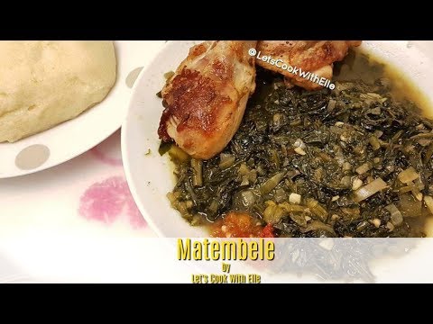 How To Cook Sweet Potato leaves | Matembele Ya Mayi Mayi