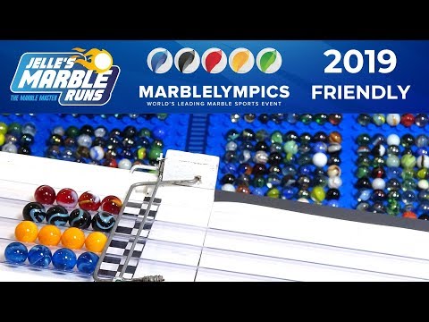 Marble Race: Marble League 2019 Friendly Round