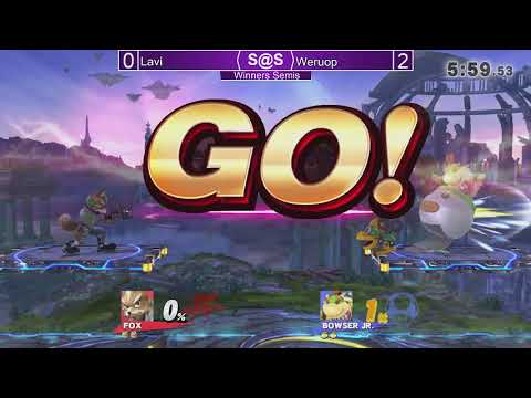 Smash@Sunken 34 Smash4 - Lavi (Fox) vs Weruop (Bowser Jr.) - SSB4 WS