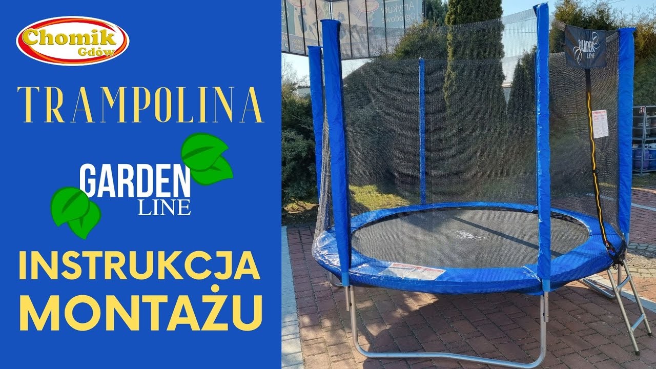 Montaż trampoliny GARDENLINE I Jak złożyć trampolinę krok po kroku