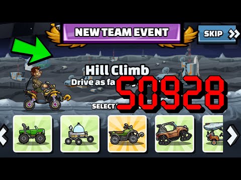 ❗🔔 50928 NEW Team Event (Sky Fly Racing) - Hill Climb Racing 2