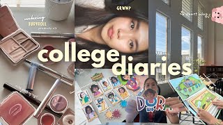 𐙚college diaries ep. 17 | grwm, unboxing judydoll make up, examss, making scrapbook | Philippines