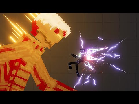 Armored Titan vs Psychic Soldier [Zebra Gaming TV] People Playground