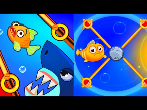 Fishdom Save The Fish Pull the pin game | Fishdom + Fishdom ads |LEVEL 71 to 91 | Game Yj  #gameyj