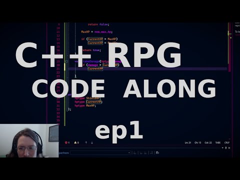 C++ Code-along Ep 1: Demo RPG Game | Motivation, Learn, Practice